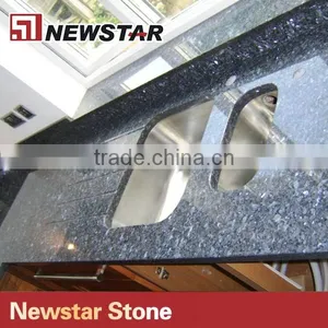 Beautiful Blue Granite Laminated Kitchen Countertops thumbnail-1