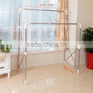 Double Pole Telescopic Collapses Drying Rack and Heavy Cloth Rack thumbnail-2