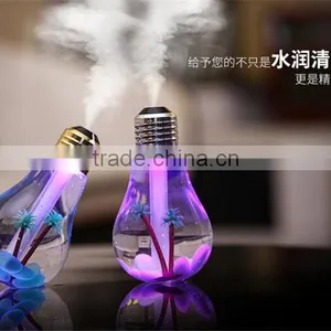 Colorful Bulbs Humidifier Humidifier Office Desktop Built-in Micro Landscape Nightlights Humidifier thumbnail-1