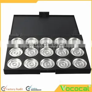 DIY 15 Colors 26mm Empty Cosmetics Makeup Concealer Blusher Eyeshadow Eye Shadow Aluminum Palette Pans Case Box thumbnail-5
