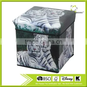 Tiger Design, Home Decorate Ottoman, Footstool thumbnail-1