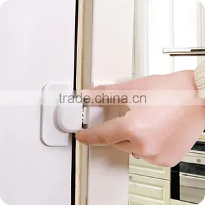 J339 Baby Safety Child Protection Plastic Refrigerator Cabinet Lock thumbnail-3