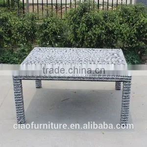 Patio Square Table Rattan Outdoor Dining Table thumbnail-3
