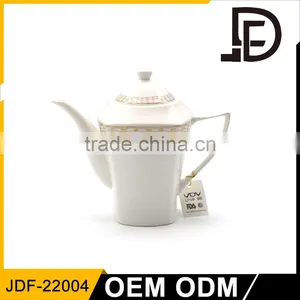 Personalized Wedding Favors Plain White Porcelain Bulk Ceramic Teapot thumbnail-1
