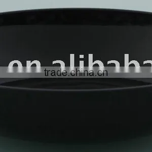 6" Black Design Dish thumbnail-1