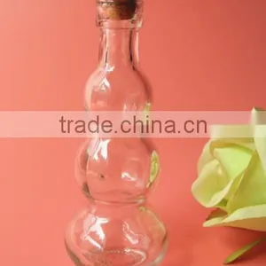 50ml Tiny Gourd Shape Glass Perfume Cute Sprayer Bottle thumbnail-1