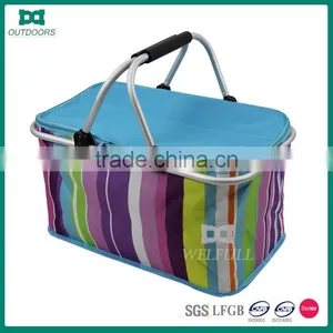 Folding Custom Picnic Basket Insulated thumbnail-2