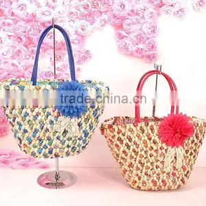 Fashion Beach Bag Girl Shoulder Bag Beach Straw Bag thumbnail-1