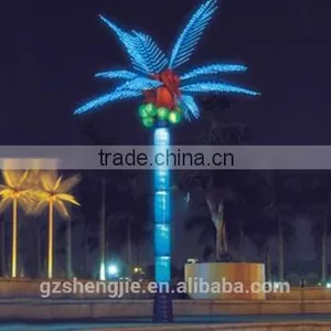 Outdoor&indoor Lighted Artificial Palm Tree,LED Light Tree for Road Decoration thumbnail-1