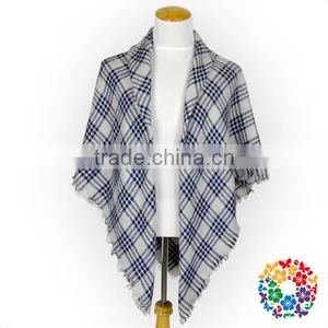 Oversize Ladies Clothes Top Plaid Patterns Shawl Wrap Scarfs Pashmina Cashmere thumbnail-1