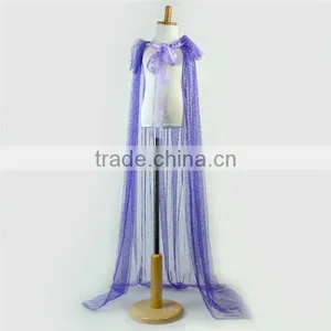 New Arrival Candy Color Snowflake Custom Cutting Baby Girl Evening Dress Cape thumbnail-6