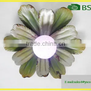 Metal Flower Statue Solar Garden Light Solar Home Light Solar Wall Light Solar Light Ball thumbnail-5