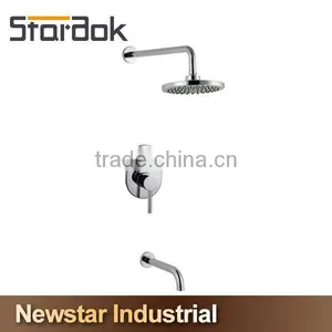 Star.aok Floor Mounted Free Standing Bathroom Tub Faucet With Hand Shower Mixer Tap Set thumbnail-1