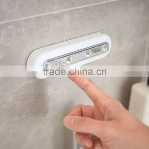Twin Pack of Cool White LED Touch Operated Battery Cupboard Night Lights thumbnail-4