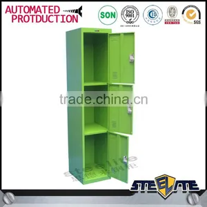 Decorative Design 3 Door Metal Locker Steel Bathroom Shoe Locker thumbnail-3