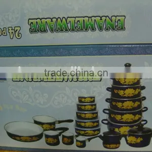 Hot Sale Enamel Casserole 24pcs Set thumbnail-2