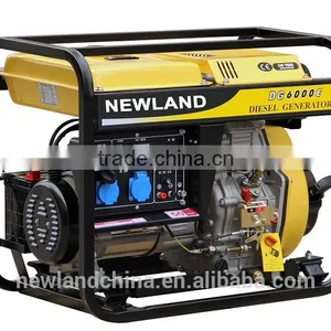 10kw Portable Air-cooled Open Frame Diesel Generator Single Phase Electric Starting thumbnail-1