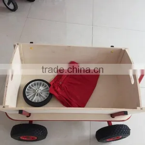 Wooden Hand Cart , Wagon Garden Cart for Kids TC1812 thumbnail-2