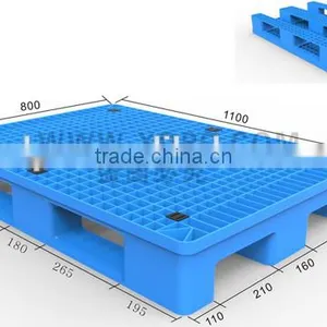 Logistic Plastic Three Runner Net Face Plastic Pallet thumbnail-1
