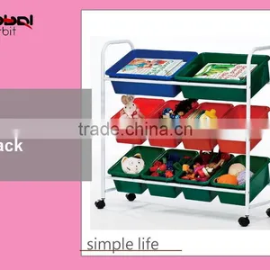Storage Racking Metal Shelving Stainless Steel Food Display Rack thumbnail-1