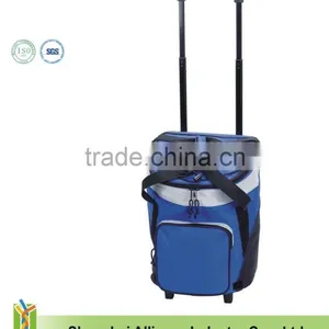 High Quality Outdoor Wholesale 36 Can Outdoor Cooler Bag On Wheels, Trolley Picnic Cooler Bag With Wheels thumbnail-1