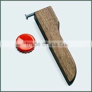 Nail Bottle Opener With Wooden Handle thumbnail-1