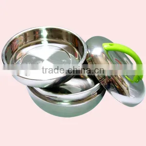 Apple Shape Stainless Steel Round Lunch Box With Handle thumbnail-4