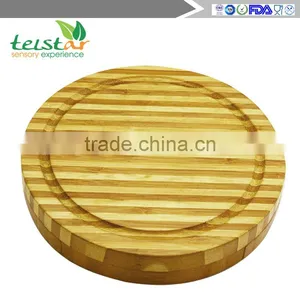 Eco-friendly Natural Bamboo Cheese Board Set 4 Cheese Knives With Cutting Board Set Bamboo & Wood Items Bamboo Kitchenwares Wood thumbnail-3