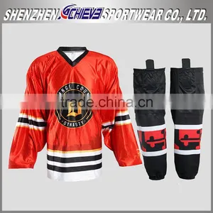Custom Team Design Usa Hockey Jersey Shirts thumbnail-3