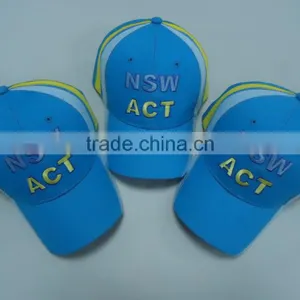 Blue Split Block Baseball Hat and Cap thumbnail-3