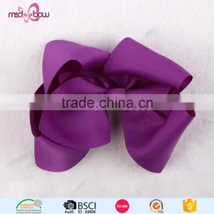 196 Colors Hot-selling Hair Ribbon Bows With Display Card thumbnail-5
