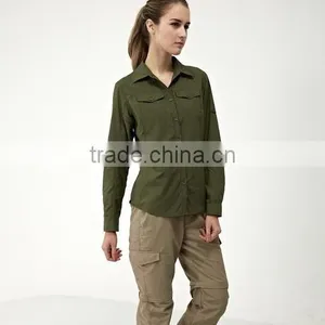 2017 New Arrival Fashion Camping Active Men Outdoor Shirts Uv Resistant WOMENS Hiking Shirts thumbnail-1