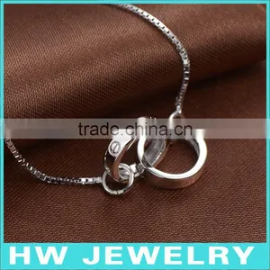 Party Wear Silver Chain Necklace Jewelry thumbnail-1