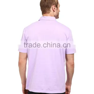 Custom Cheap Branded Mens Bright Colored Polo T-shirt Wholesale thumbnail-3