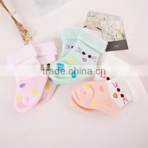 Hot Sales Good Quality Winter Cotton Cute Baby Socks With Small MOQ thumbnail-3