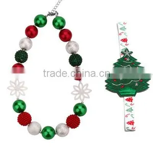 Boutique Chunky Jewelry Bubblegum Beaded Necklace for Kids Party thumbnail-6