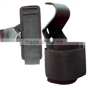 Heavy-duty Power Weight Lifting Hooks With Straps thumbnail-1