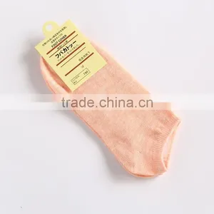 Zm40573b Wholesale Stock Custom Solid Color Socks Women Ladies Fancy Low-cut Liners Socks thumbnail-5