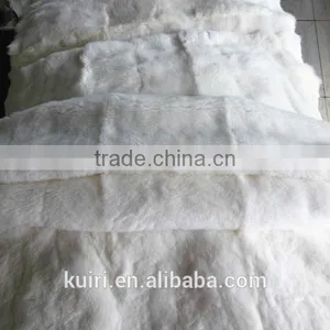 2016 Real Natural White Bed Rabbit Fur Rug Decorative Floor Fur Throw Carpet Blanket Home Decor Bedding New thumbnail-6