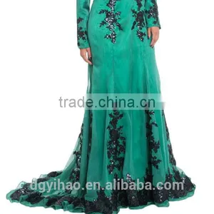 Baju-kurung-and-baju-melayu Long Sleeve Evening Dress for Muslim Long Sleeve Abaya Style Muslim Women Long Dress thumbnail-3