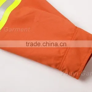 High Vis Orange Cotton Reflective Safety Fire Fighter Clothing thumbnail-5