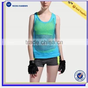 Hot Sale Custom Sport Crop Tops Training Singlet Lightweight Womens Gym Vest thumbnail-1