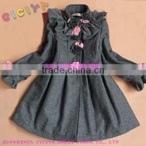 Fancy Winter Girl Woolen Coat thumbnail-1