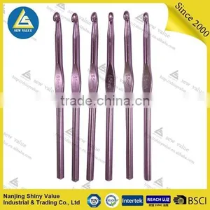 Custom Type Individual Packaging Anodized Colored Aluminium Crochet Hook thumbnail-1