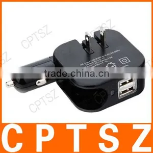 Double USB Charger Traveling Creative Car Wall Filled With Smart Phone Charger thumbnail-2