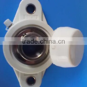 Stainless Steel Plastic Housing Bearing With Cover SUCFL205 thumbnail-1