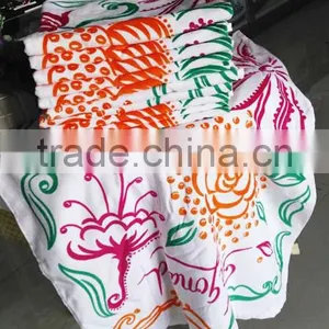 Wholesale 100%cotton Printed Stock Beach Towel Htbt09-21 thumbnail-5