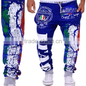 Mens Drawstring Jogginghose Italia Italien Italy Printed Loose Fit Sports Sportshose Pants Joggers thumbnail-2