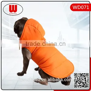 Windproof Warm Orange Jackets for Dogs thumbnail-1