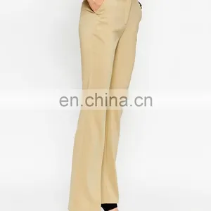 2015 Women Ladies Flare Trousers Tailored Long Leg Kick Pants Trouser Fashion Latest New Design thumbnail-1